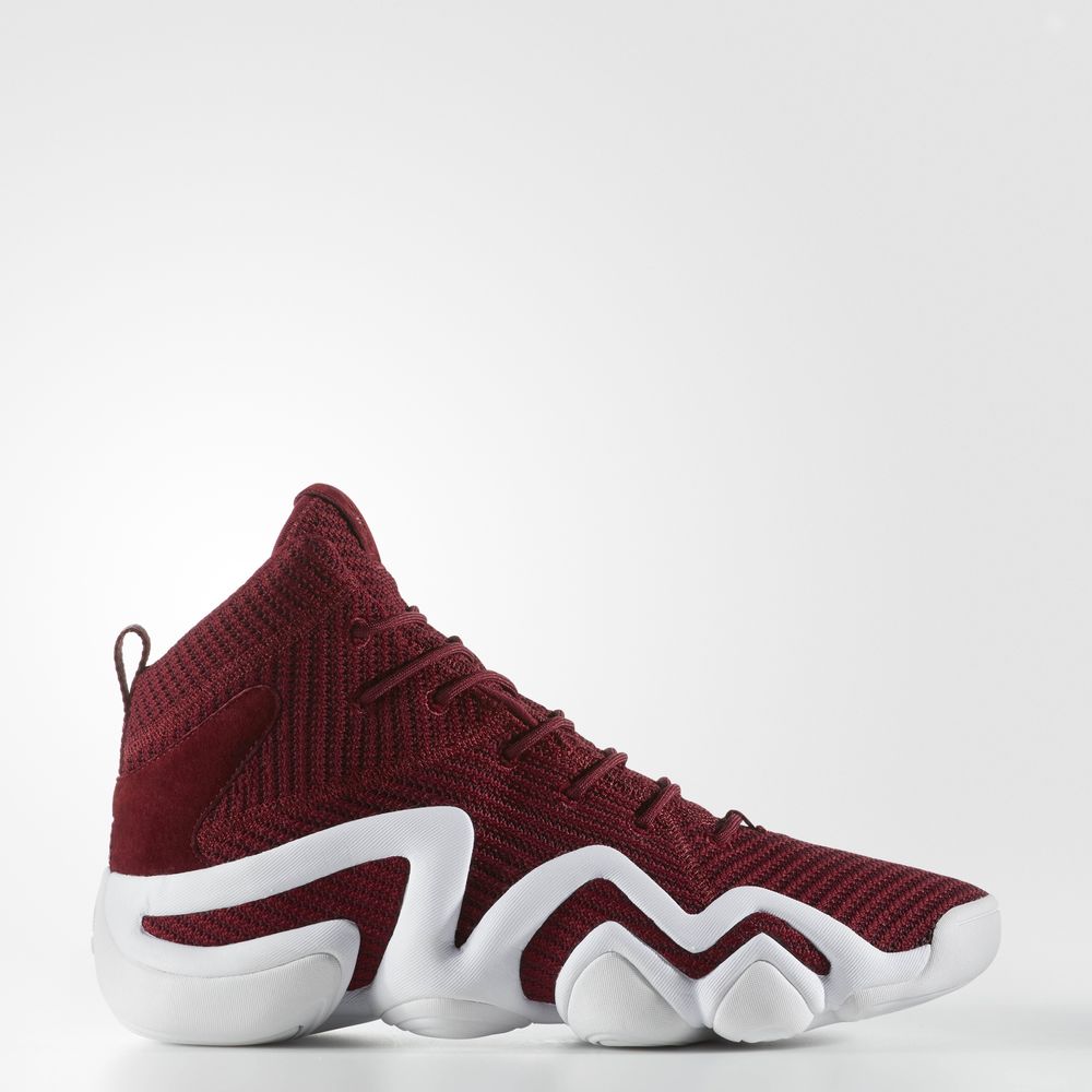 Adidas Crazy 8 Primeknit Adv - Originals ανδρικα - Μπορντο/Μπορντο/Ασπρα,Μέγεθος: EU 36 – 54 2/3 (20